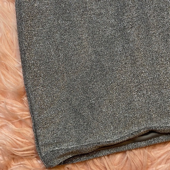 NWT Princess Polly Silver Sparkle Vee One Strap Bodycon Mini Dress Size 0 - Picture 3 of 7